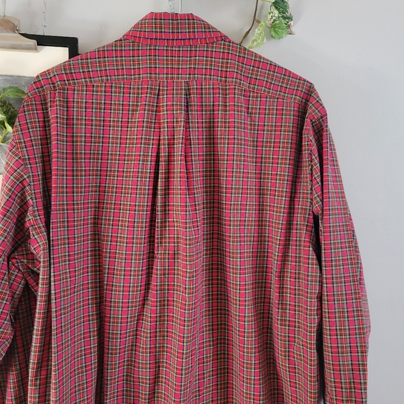 Ralph Lauren Yarmouth Plaid Button Down Shirt 16.5  34/35 - Picture 3 of 10